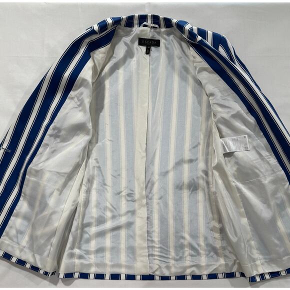 ESCADA Blazer Blue Stripe Women's Size 40 (US size 10) (087) - Picture 5 of 12